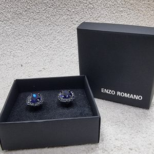 Botão de Punho Cristal Blue